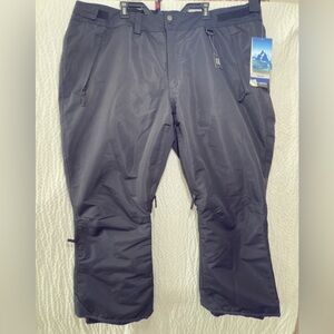 Snow Country Outerwear Black Snow Pants 3XL 29 short new with tags